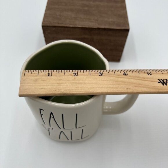 Rae Dunn Artisan Collection by Magenta Fall Y'all Coffee Tea Mug (White with Gre - Picture 8 of 9